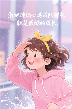 中年少女治愈系励志文字图片